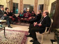 Participants meeting with His Excellency Turkish Ambassador to Ireland, Necip Egüz.