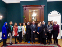 DPI participants with Mr Dermot Ahern, former Irish Foreign Minister, at the Ballymascanlon Hotel in Dundalk.