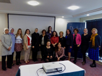 DPI participants with Ms Paula Bradley. Europa Hotel, Belfast.