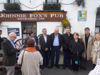 Dinner at Johnnie Fox's Traditional Restaurant, Dublin Mountains