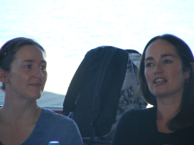 Speaker Kate Fearon and Director of Programmes Catriona Vine