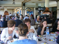 Participants having lunch at the Merit Sahmaran hotel