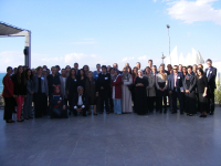 Participants in front of Van lake